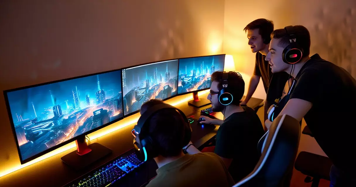 Players participating in a Cyberpunk 2077 multiplayer session on PC