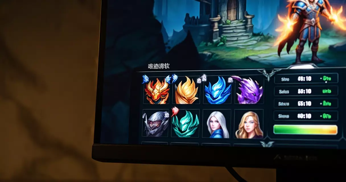 RPG character creation screen on PC showing class and stat options